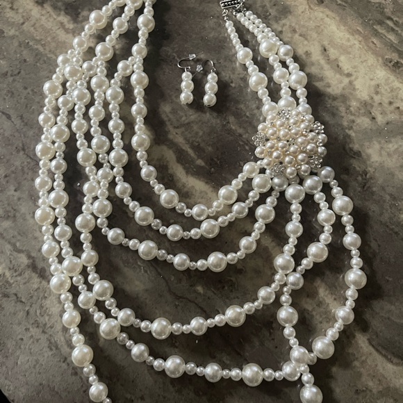 Source Unknown Multi-Strand Pearl Necklace Set - Picture 3 of 5